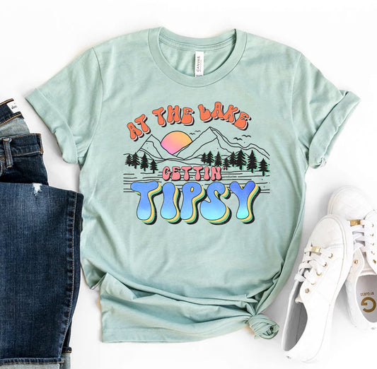 At The Lake Getting Tipsy T-shirt