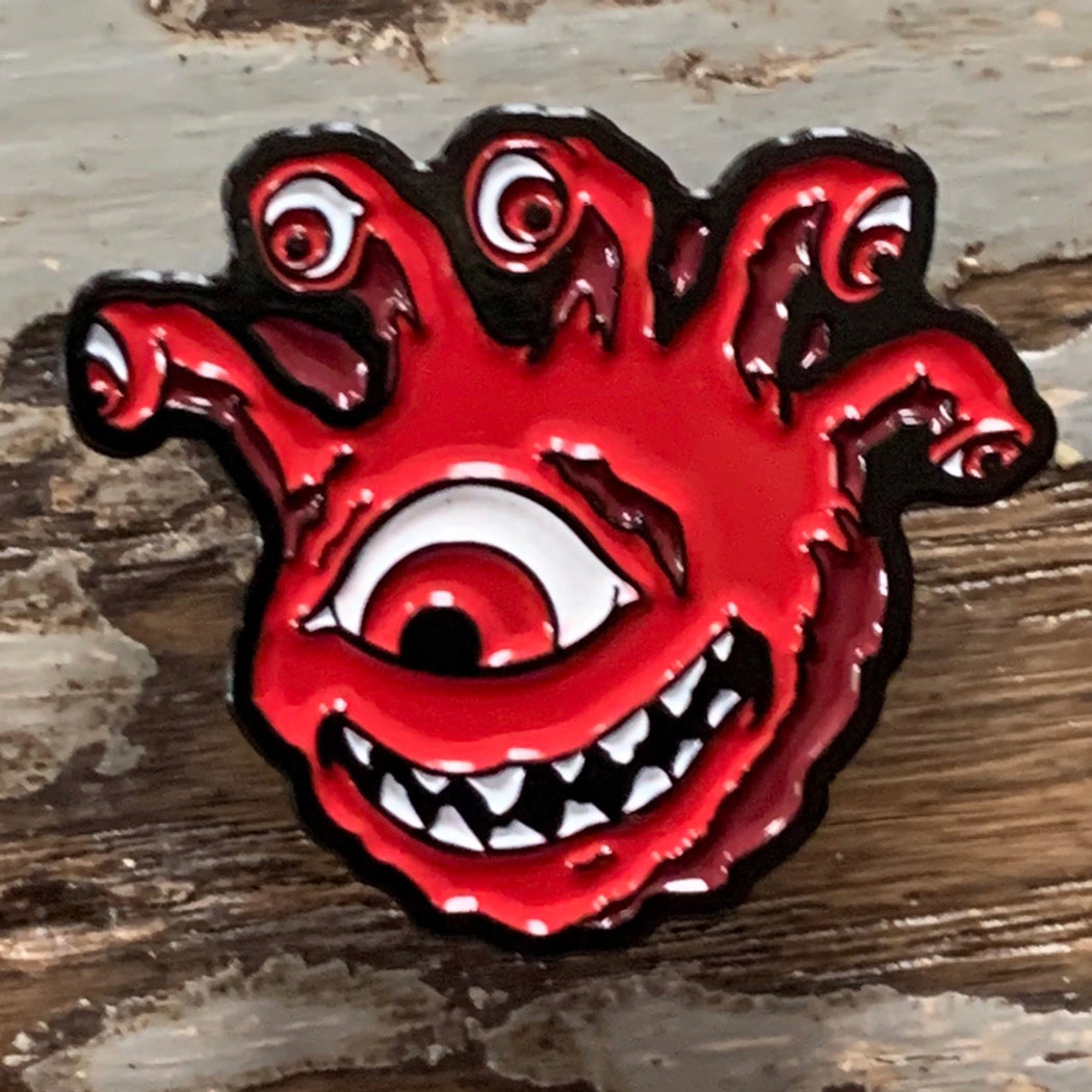 Eyegor – Cherry Red Enamel Pin