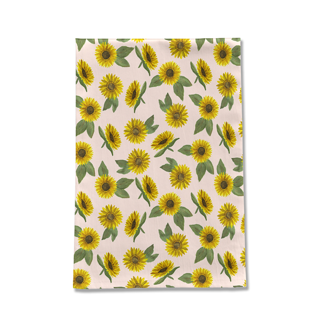 Sunflower Tea Towel