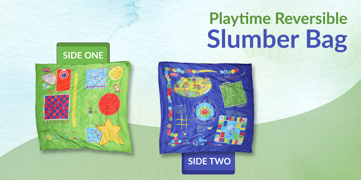 Playtime Reversible Slumber Bag (Blue/Green)