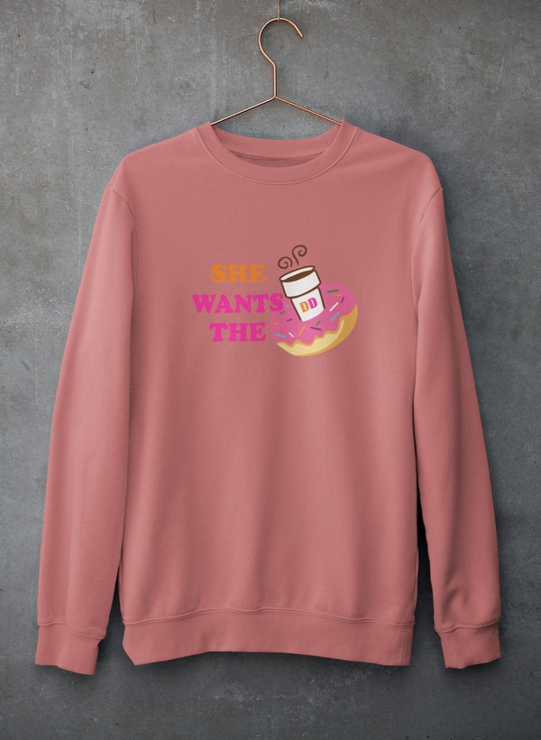 She Wants Donuts Sweat Shirt