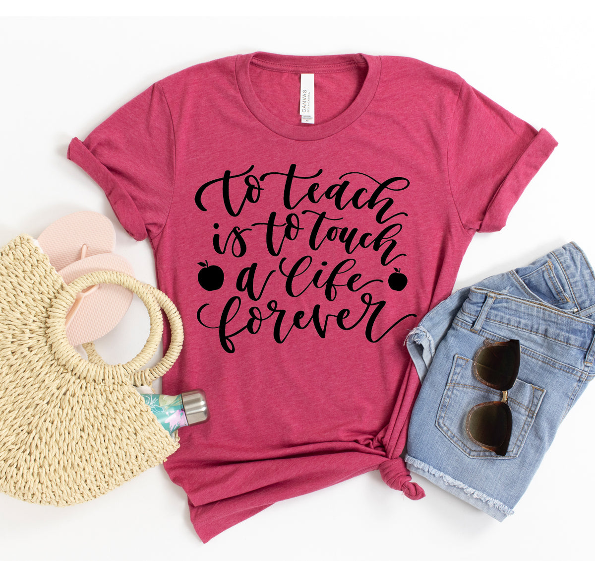 To Teach Is To Touch A Life Forever T-shirt