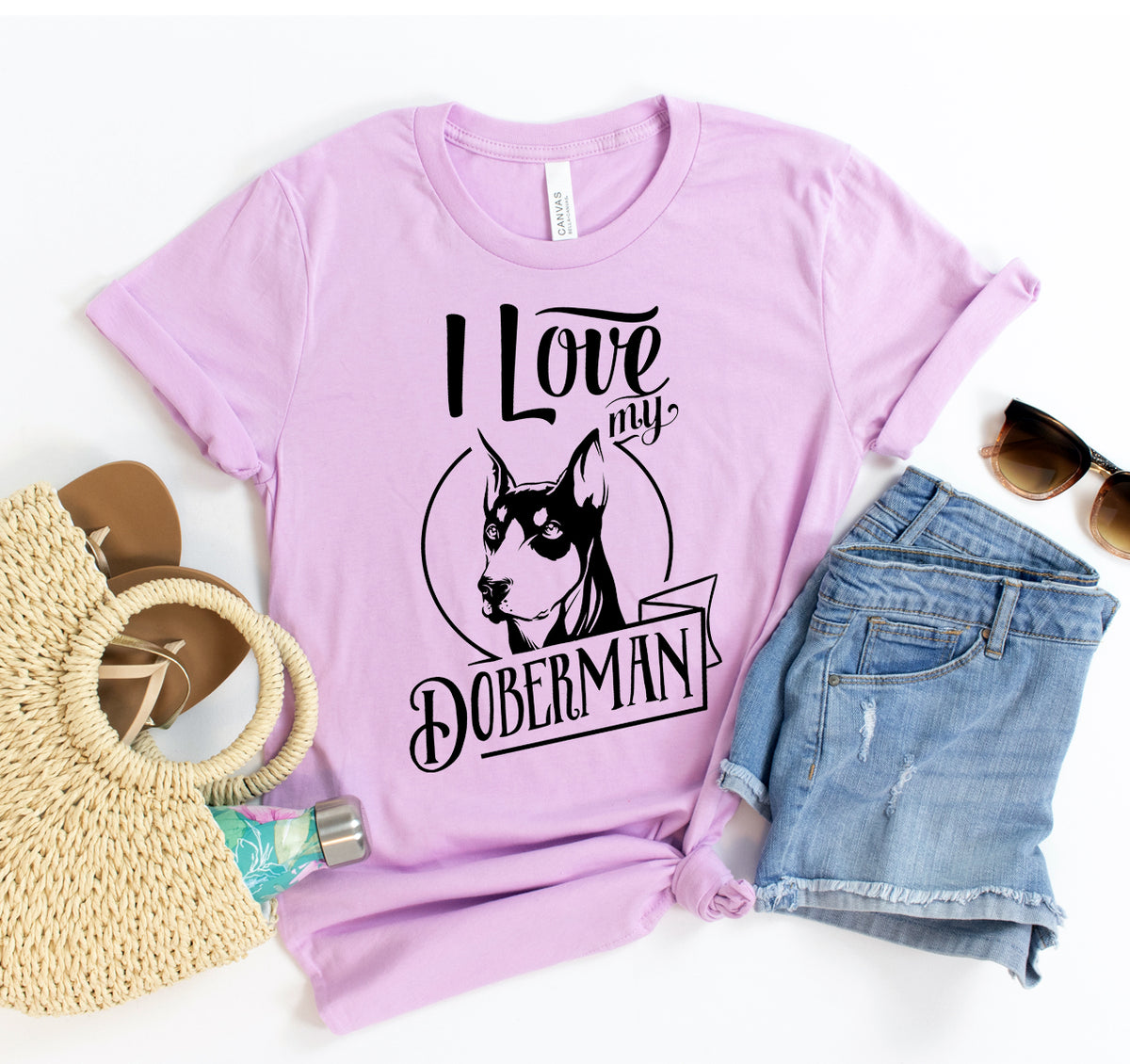 I Love My Doberman T-shirt