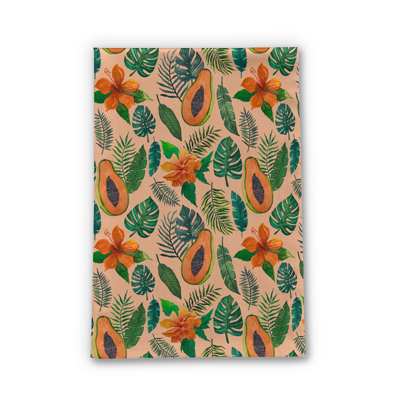 Papaya Tea Towel