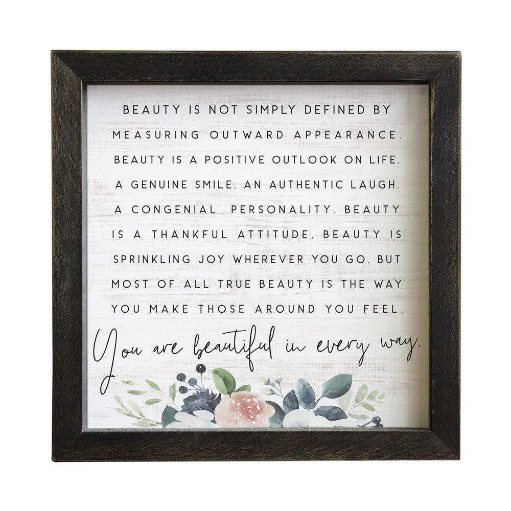 Beauty Defined