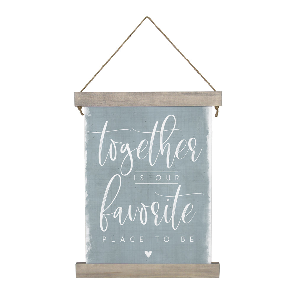Together Favorite Place, Hanging Canvas