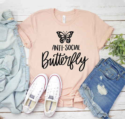 Anti Social Butterfly T-shirt