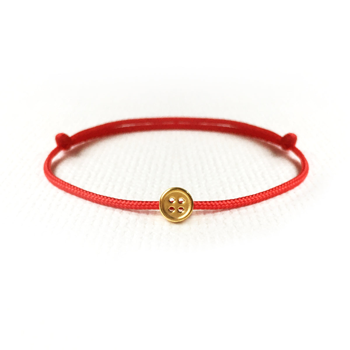 Lucky Ox Button Bracelet