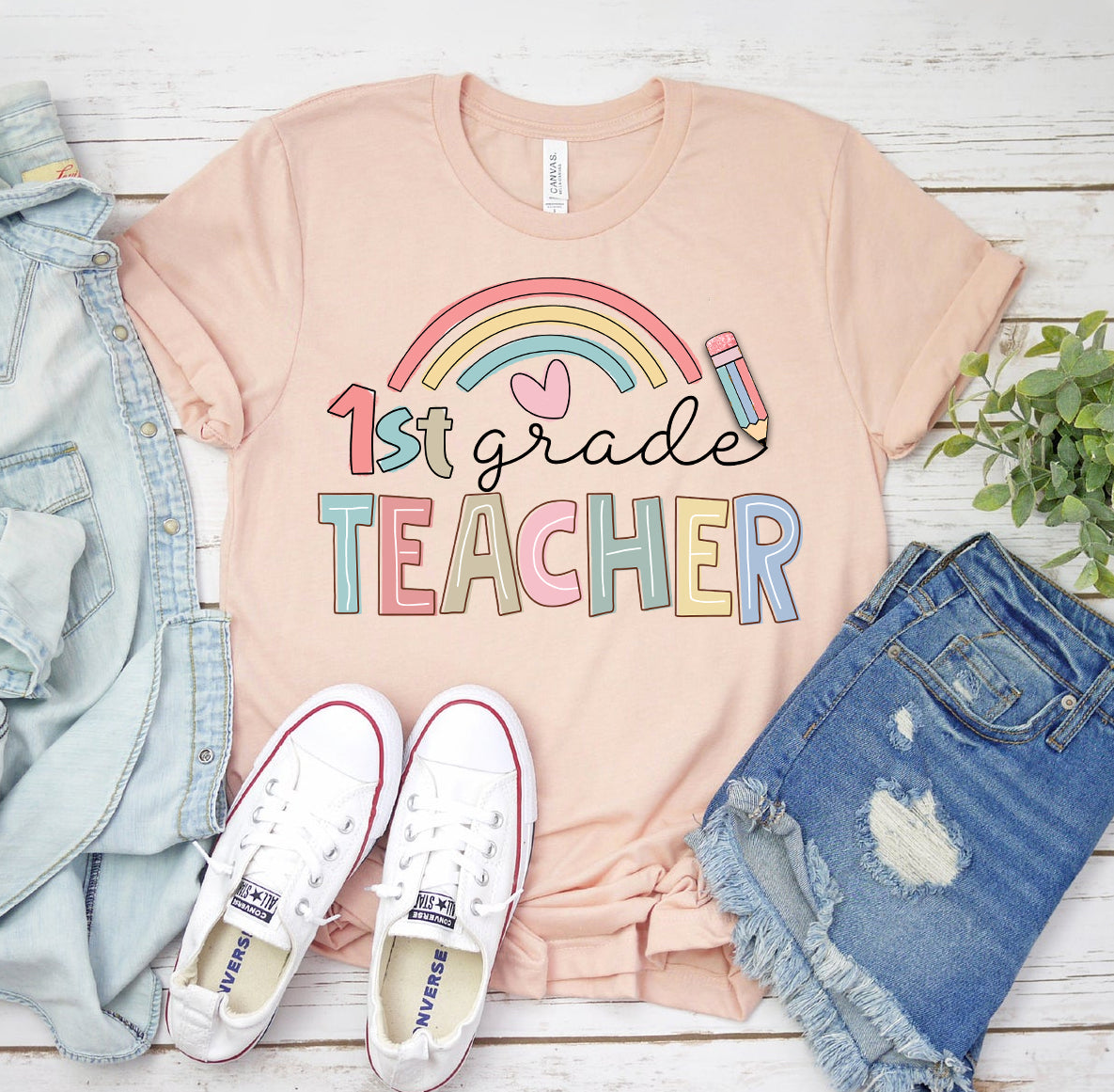 1st Grade Teacher T-shirt
