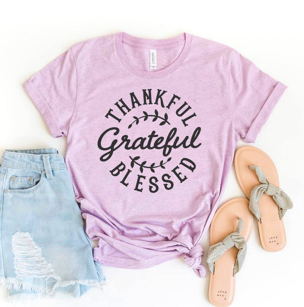 Thankful Grateful Blessed T-shirt